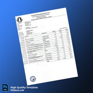 Bangladesh Document Type Template in Word and PDF formats