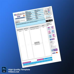 Bangladesh Southeast Bank Credit Card Statement Template in Word and PDF formats